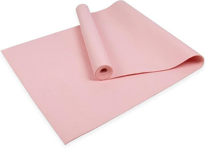 Entry Level Yoga Mat,Eco-Friendly Mat for Yoga, Pilates, Stretching and Fitness,Non-Slip and Lightweight, for Travel,Home,Gym and Studio, 68.1" x 24"