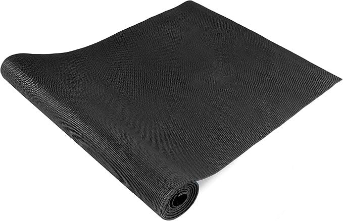 Classic Yoga Mat 1/8” (3mm) Thick, Extra Long 72-Inch Lightweight Fitness Mat with Non-Slip Grip for Yoga, Pilates, Exercise