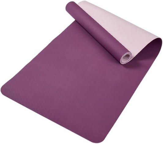 Non-Slip Yoga Mat, 72"x24" Extra-Long Pilates Mats for Hot Yoga, Floor Workouts, Lightweight Fitness Mat for Women & Men