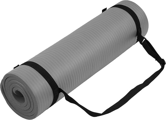 7-Piece Yoga Mat - Include Carrying Strap, 2 Yoga Blocks, Mat Towel, Hand Towel, Yoga Strap and Knee Pad