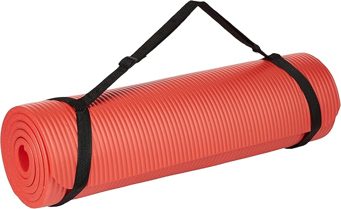 1/2-Inch Extra Thick High Density Anti-Tear Exercise Yoga Mat with Carrying Strap