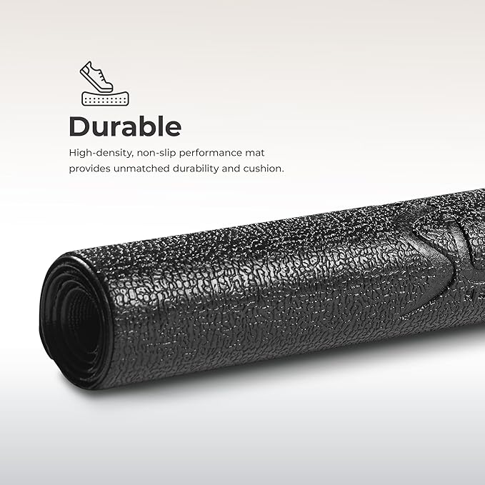 Non-Slip Home Gym Mat – Workout Floor Protection Foam Pad for Treadmill, Bike, Elliptical, Yoga and Exercise Equipment or Standing Desk