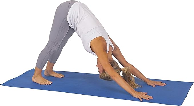 Non-Slip Yoga Mat – Durable, Anti-Tear, Lightweight, Cushioned Support for Yoga, Pilates, Stretching Exercises, Meditation and Floor Workouts