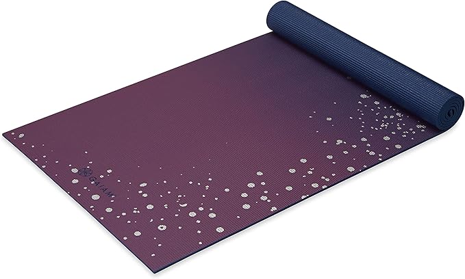 Yoga Mat - Premium 6mm Print Extra Thick Non Slip Exercise & Fitness Mat for All Types of Yoga, Pilates & Floor Workouts (68"L x 24"W x 6mm Thick)