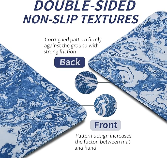 Yoga Mat, Exercise Yoga Mat Print with Non-Slip Design, Professional  Exericise Mat, 72" x 24" Multi-Purpose Workout Mat for Women, Pilates Fitness and Floor Exercises