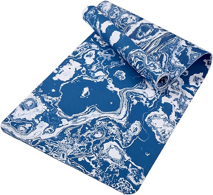 Yoga Mat, Exercise Yoga Mat Print with Non-Slip Design, Professional  Exericise Mat, 72" x 24" Multi-Purpose Workout Mat for Women, Pilates Fitness and Floor Exercises