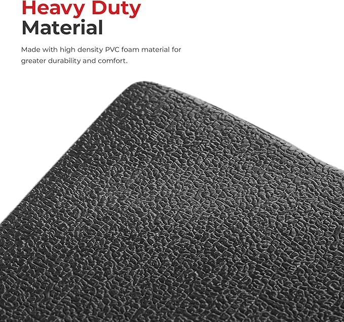 Non-Slip Home Gym Mat – Workout Floor Protection Foam Pad for Treadmill, Bike, Elliptical, Yoga and Exercise Equipment or Standing Desk